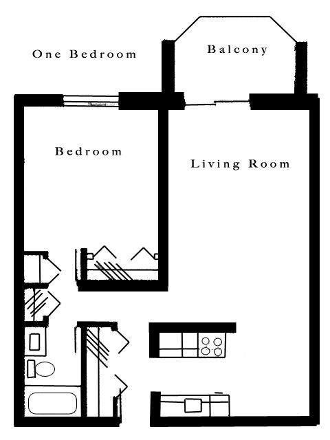 1 Bedroom Apartment for Rent - Roseville, MN