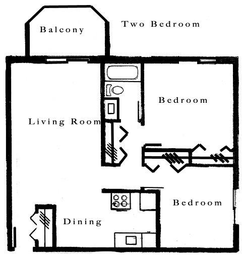 2 Bedroom Apartment for Rent - Roseville, MN