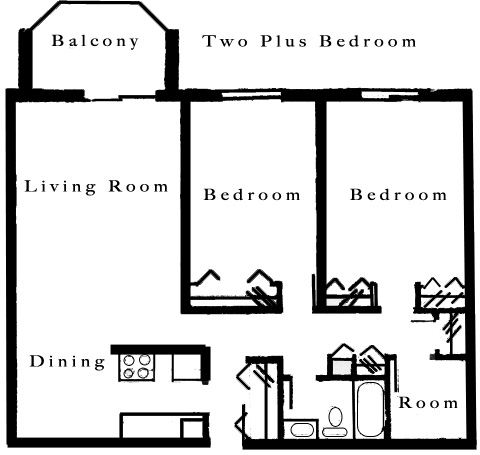 2 Bedroom Apartment for Rent - Roseville, MN